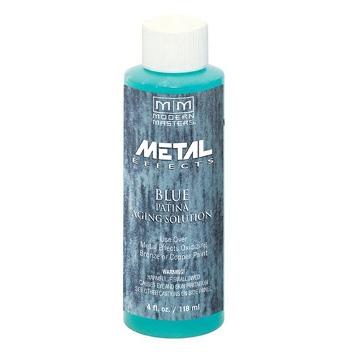 Modern Masters Metal Effects Aging Solution Blue Patina 4 oz product image