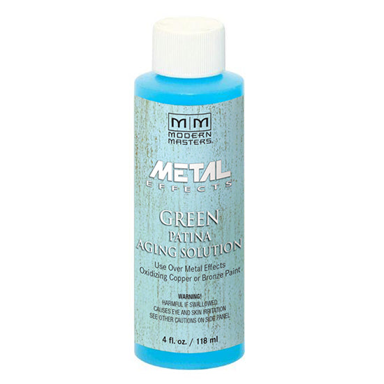 Modern Masters Metal Effects Aging Solution Green Patina 4 oz product image