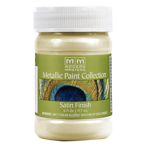 Modern Masters Metallic Paint Collection Satin Water-Based Decorative Metallic Paint Flash Gold 6 oz product image