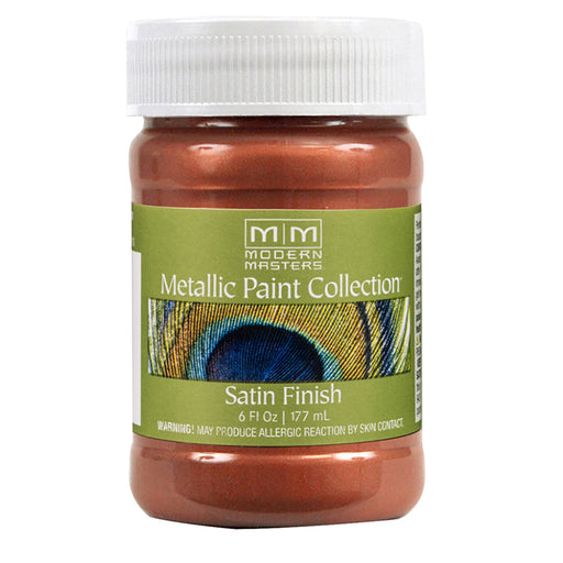 Modern Masters Metallic Paint Collection Satin Water-Based Decorative Metallic Paint Copper 6 oz product image