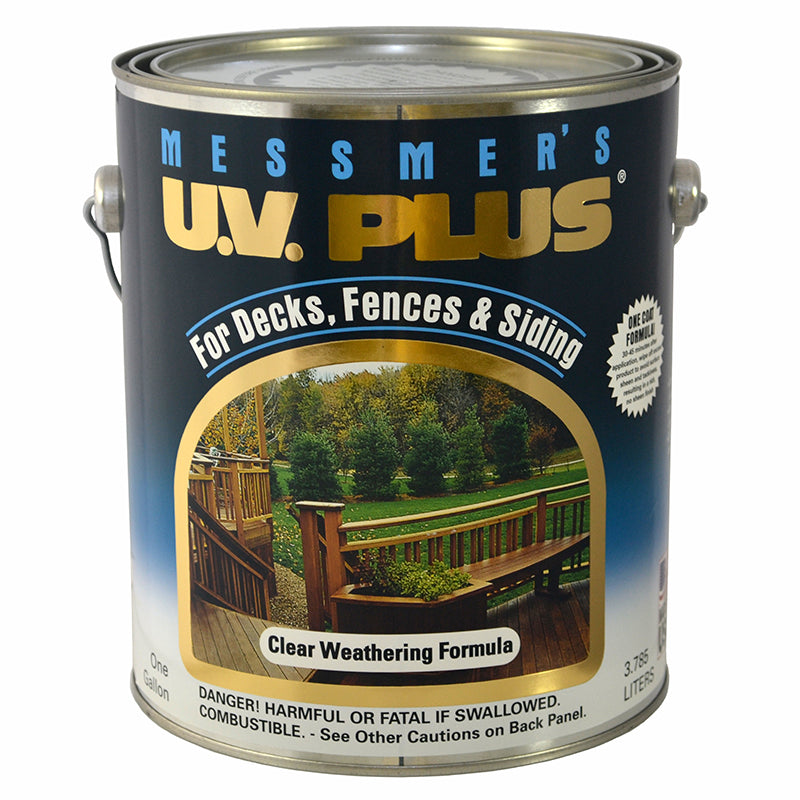 Messmer's UV Plus Weathering Formula Clear stain gallon can