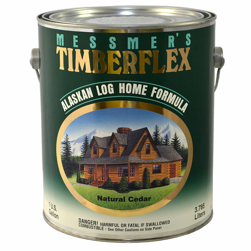 Messmer's Timberflex Log Home Finish, Natural Cedar, Satin, Gallon