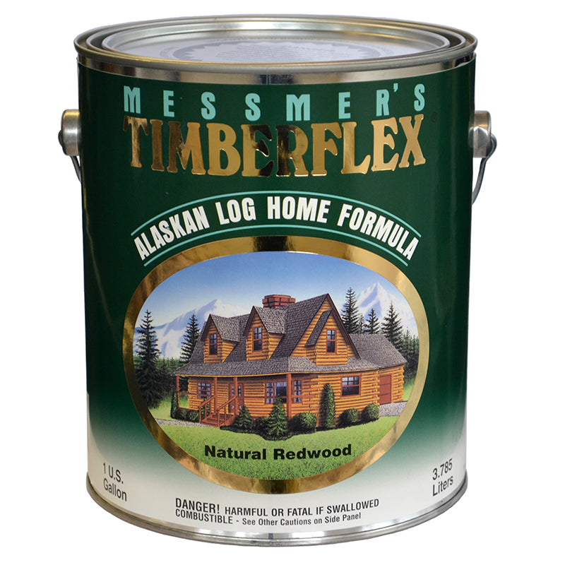Messmer's Timberflex Log Home Finish, Natural Redwood, Satin, Gallon