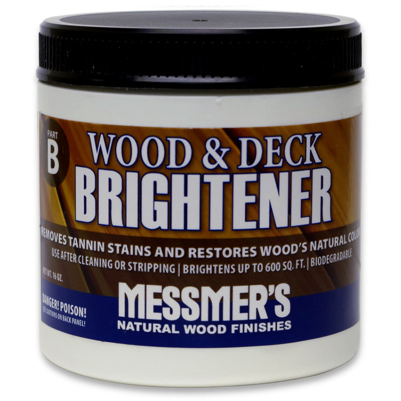 Messmer's Wood Deck Brightener B and Project Weekend DIY