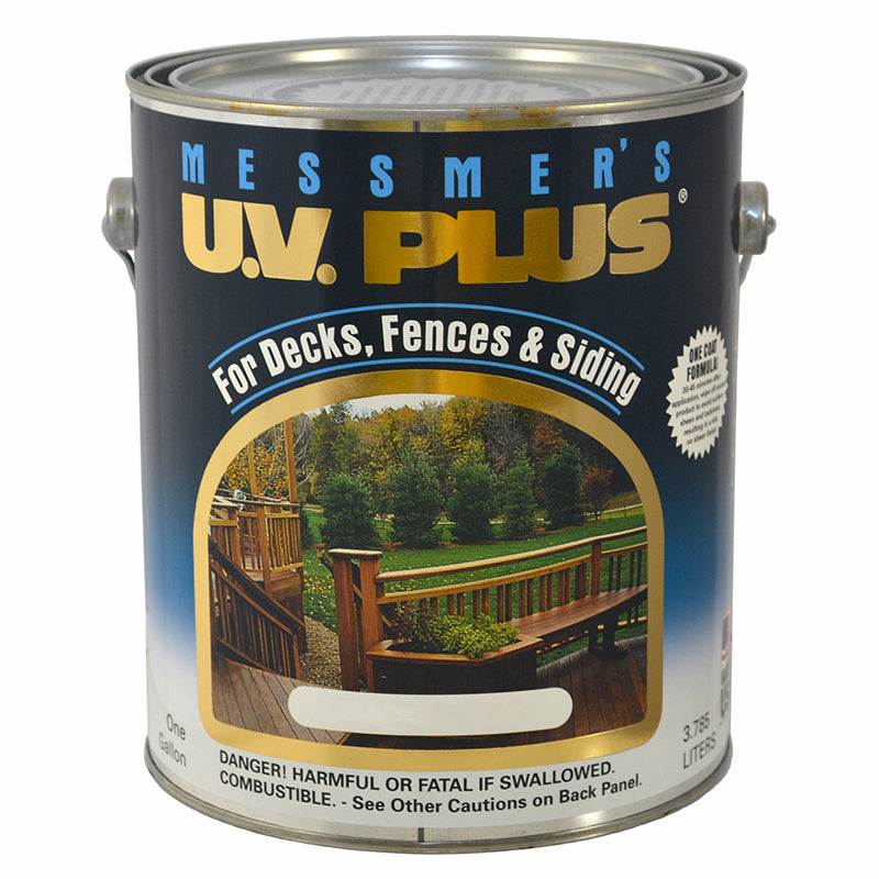 Messmer's U.V. Plus Stain Natural Sequoia Transparent (250 VOC) Gallon Project Weekend DIY