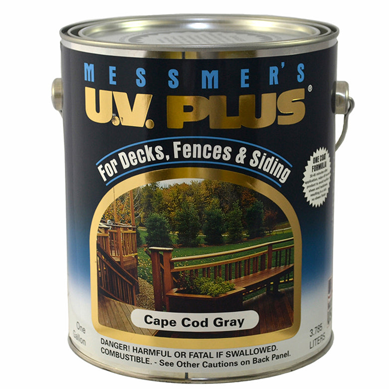 Messmer's U.V. Plus Stain Cc Gray Semi Transparent (250 VOC) Gallon Project Weekend DIY