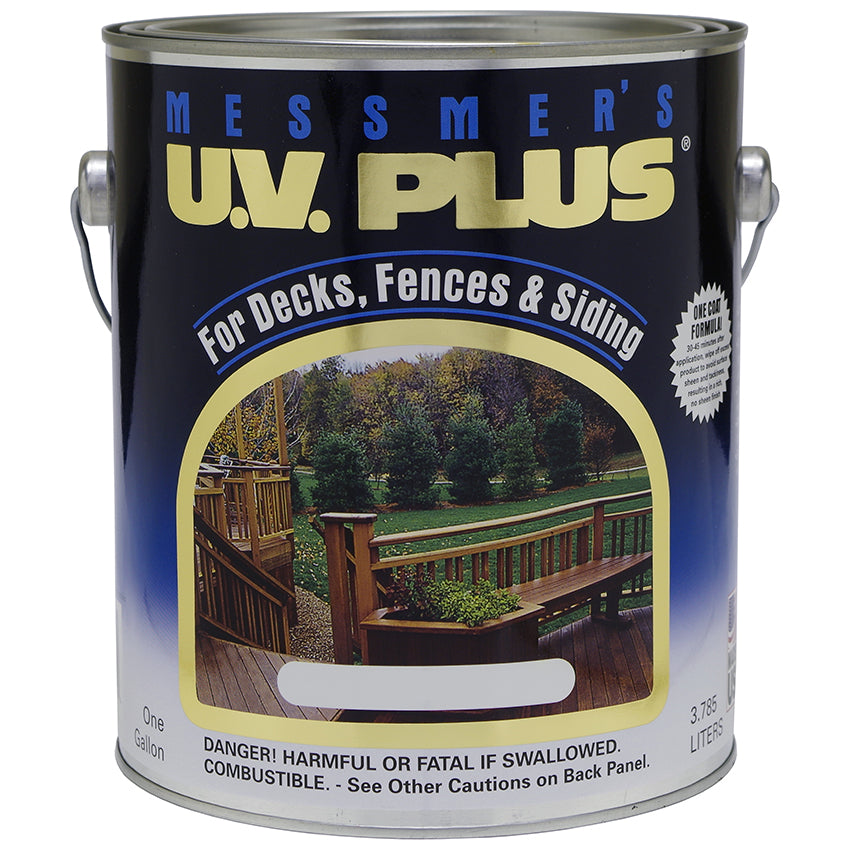 Messmer's UV Plus Stain 250 Semi Lake Brown Gallon Project Weekend DIY