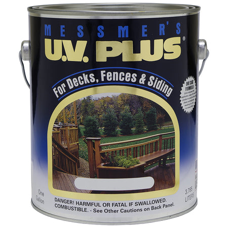 Messmer's UV Plus Stain 250 Semi Lake Brown Gallon Project Weekend DIY