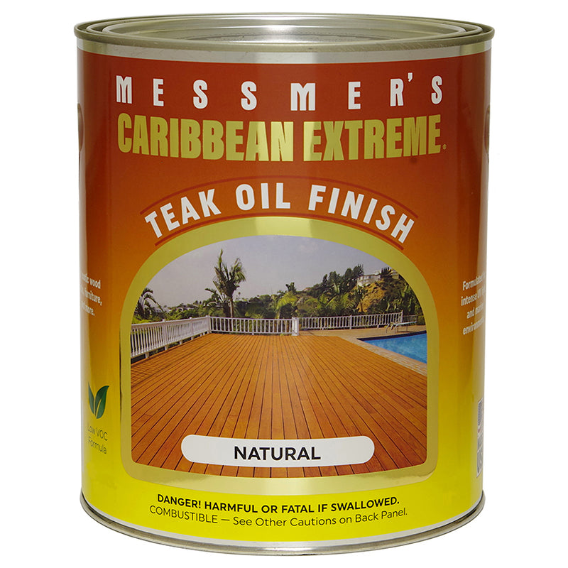 Messmer's Caribbean Extreme Teak Oil Finish, Natural, Quart