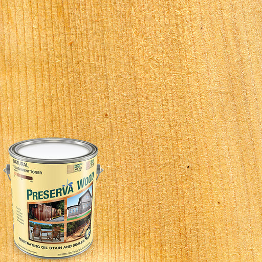 Preserva Wood Stain & Sealer, Natural, Gallon