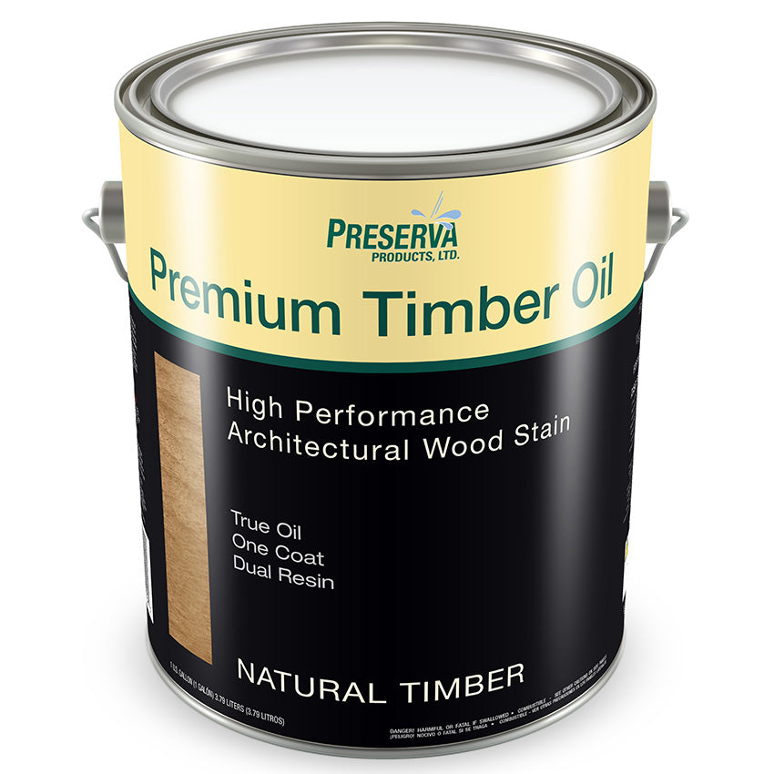 Preserva Premium Timber Oil, Natural Timber, Gallon