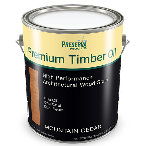 Preserva Products, Ltd. Timber Oil Mountain Cedar Wood Finish Gallon Project Weekend DIY