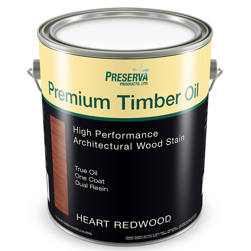 Preserva Premium Timber Oil, Heart Redwood, Gallon