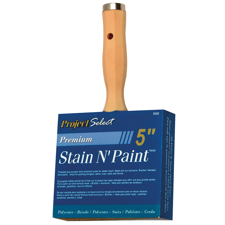 Linzer 3550 Staining & Waterproofing Brush, 4 Inch