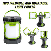 PowerSmith Voyager 5000 Lumen Jobsite Lantern with 3 Way Power Project Weekend DIY