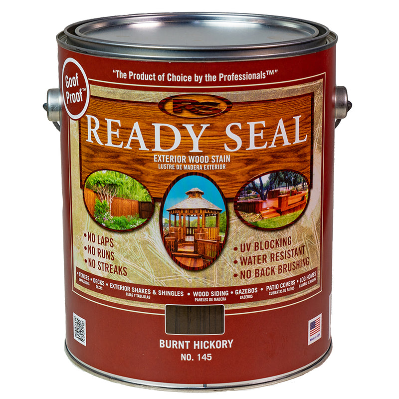 Ready Seal Exterior Stain & Sealer Burnt Hickory Gallon Project Weekend DIY