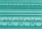 Modern Masters Satin Metallic Glacier Blue manufacturer sample; reference for Quart