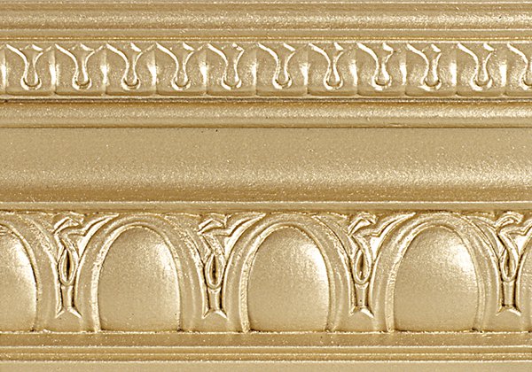 Modern Masters Satin Metallic Pale Gold manufacturer sample; reference for Quart