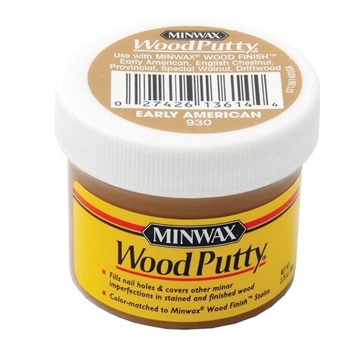 Minwax Wood Putty Early American Oil Based Non Hardening 3.8 oz Project Weekend DIY