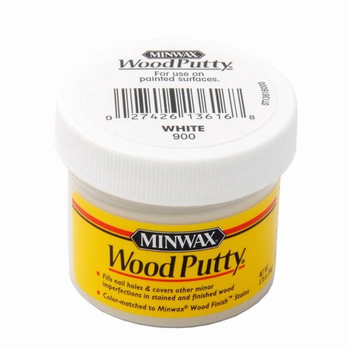 Minwax Wood Putty White Oil Based Non Hardening 3.8 oz Project Weekend DIY