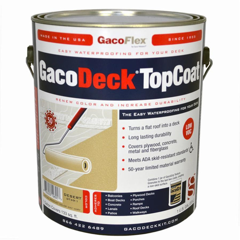 Gaco Water-Based Elastomeric Top Coat Desert Gallon product image