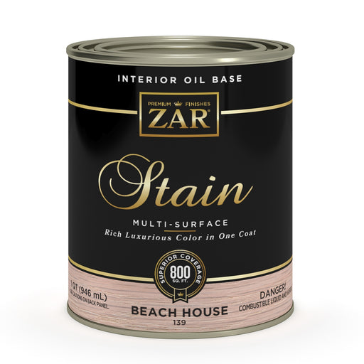 ZAR Interior Oil Base Stain, Beach House, Quart manufacturer can