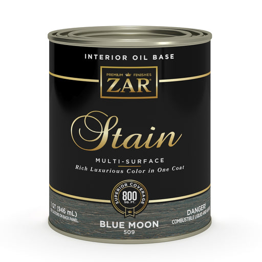 ZAR Interior Oil Base Stain, Blue Moon, Quart manufacturer can
