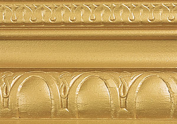 Modern Masters Satin Metallic Olympic Gold manufacturer sample; reference for Quart