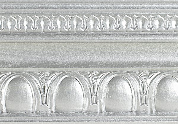 Modern Masters Satin Metallic Silver manufacturer sample; reference for Quart