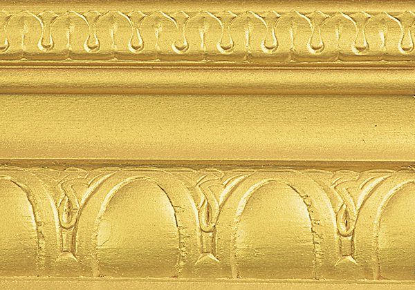 Modern Masters Satin Metallic Pharaoh's Gold manufacturer sample; reference for Quart