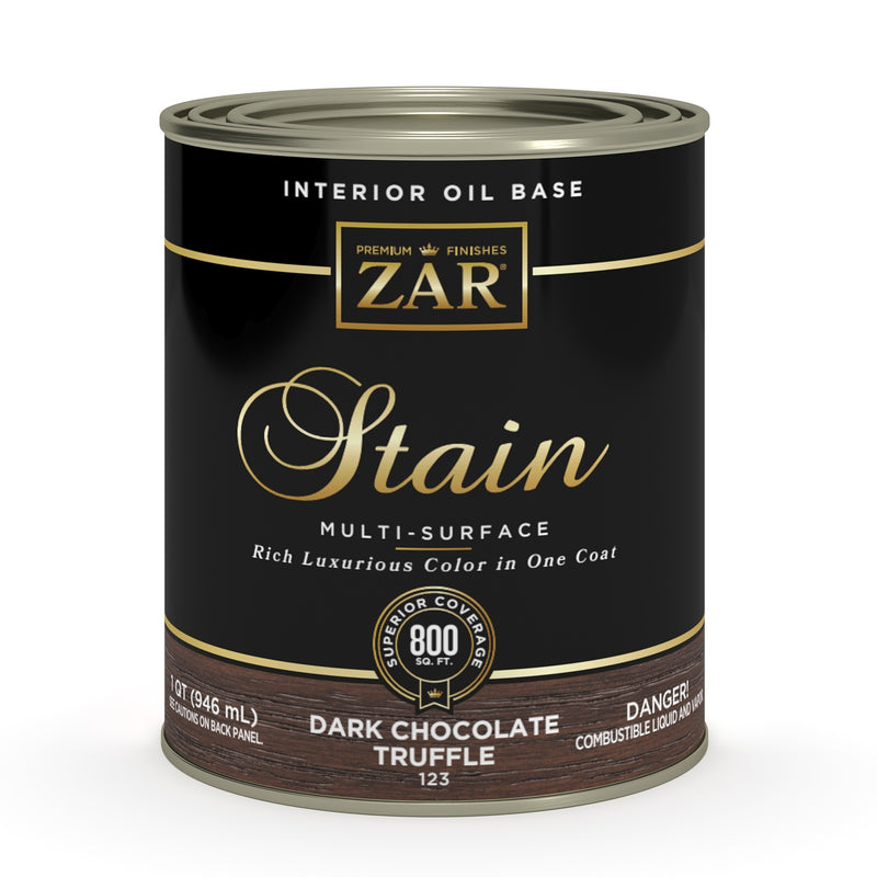 ZAR Interior Oil Base Stain, Dark Chocolate Truffle, Quart manufacturer can