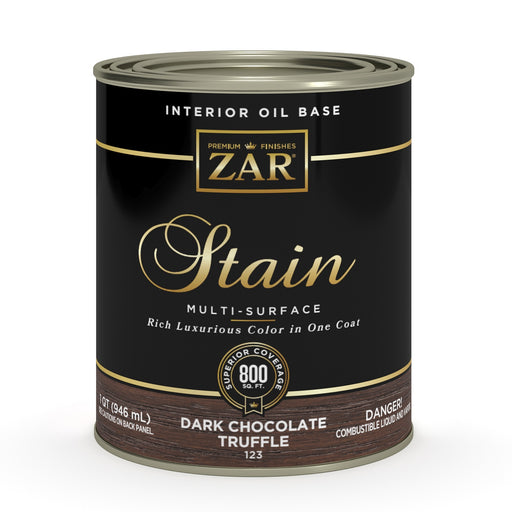 ZAR Interior Oil Base Stain, Dark Chocolate Truffle, Quart manufacturer can
