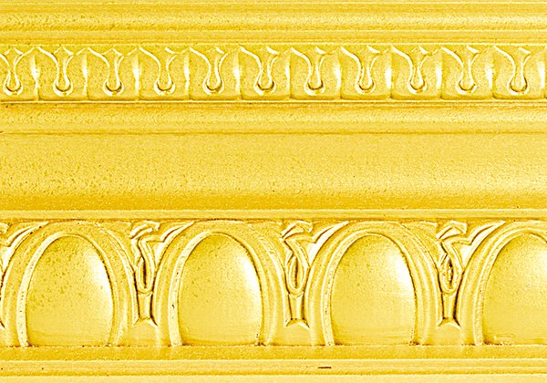 Modern Masters Satin Metallic Iridescent Gold manufacturer sample; reference for Quart