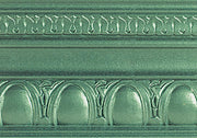 Modern Masters Satin Metallic Mystical Green manufacturer sample; reference for Quart