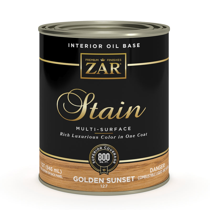ZAR Interior Oil Base Stain, Golden Sunset, Quart manufacturer can