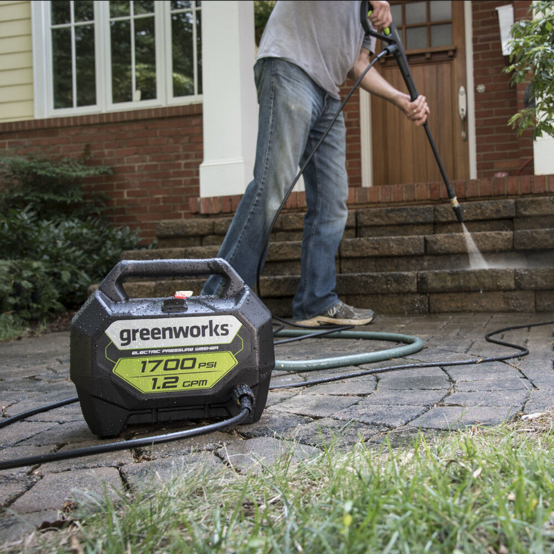 Greenworks 1700 PSI Portable Electric Pressure Washer Kit