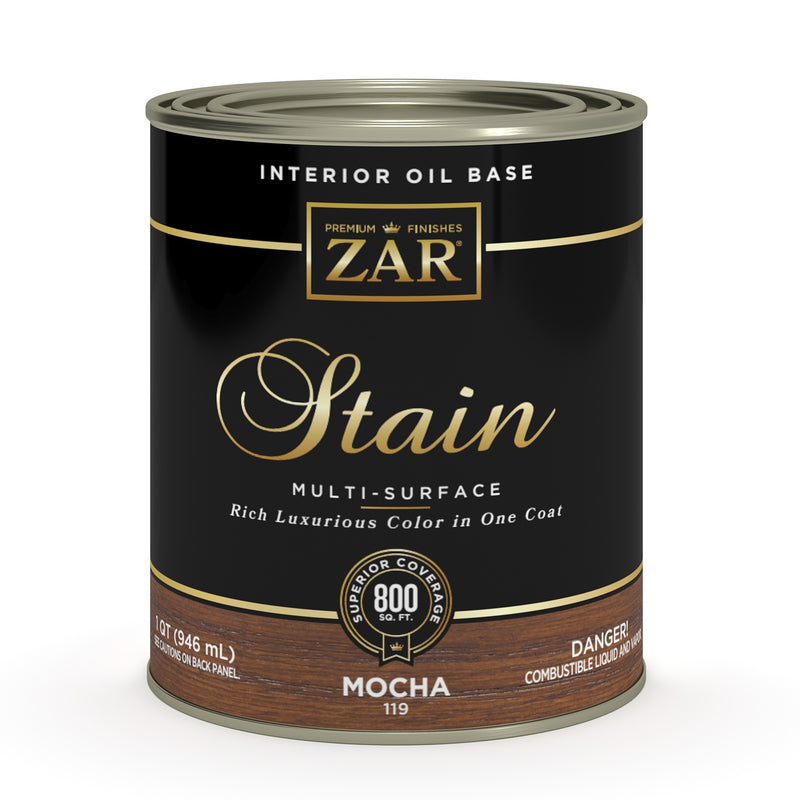 ZAR Interior Oil Base Stain, Mocha, Quart manufacturer can