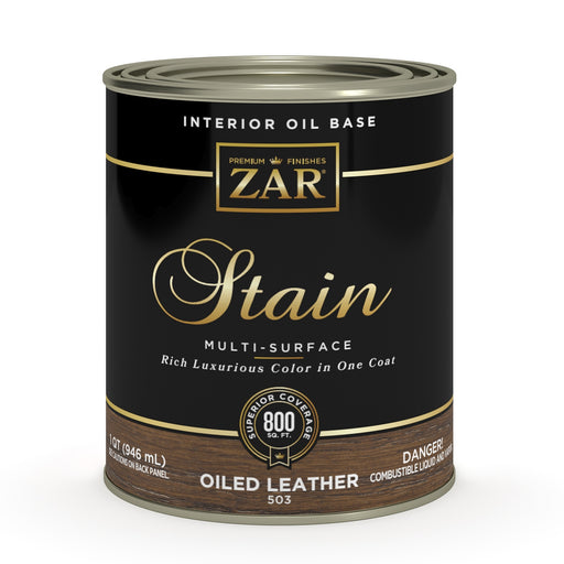 ZAR Interior Oil Base Stain, Oiled Leather, Quart manufacturer can