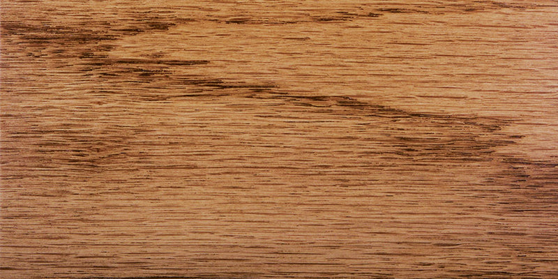 Manufacturer Old Masters Dark Mahogany stain sample on oak