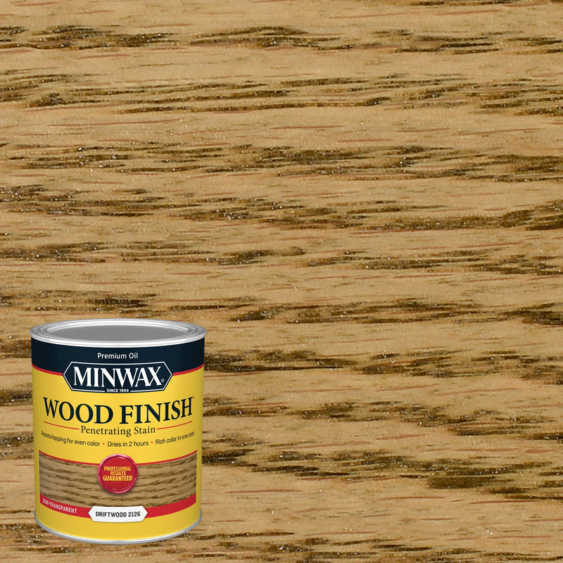 Driftwood manufacturer color sample; substrate affects appearance