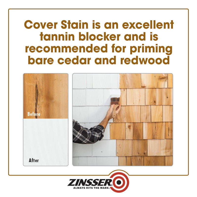 Zinsser Cover-Stain Oil-Based Primer, White, Gallon