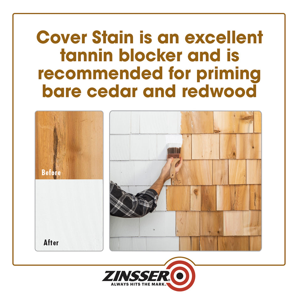 Zinsser Cover-Stain Oil-Based Primer White 1 gallon can, SCAQMD formula