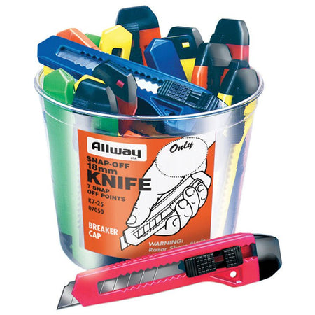 Allway 7 Point Snap Off Utility Knife (Single) Project Weekend DIY