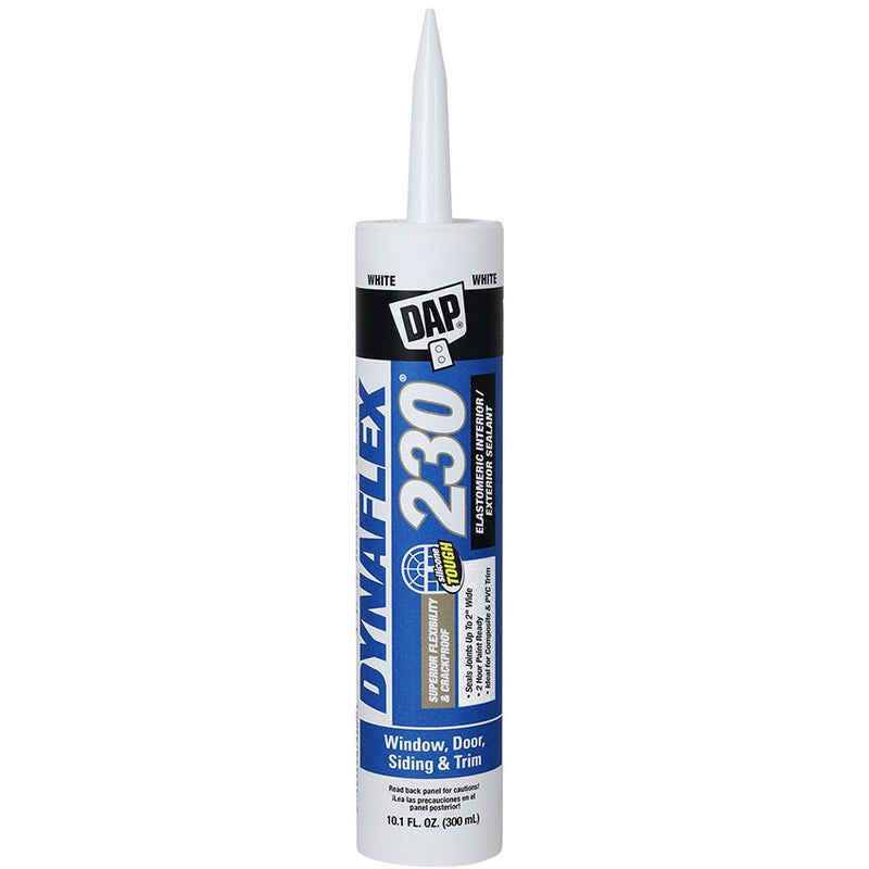 Dap Cartridge Dynaflex 230 White - 10.1 oz - LCB Paint & Supply
