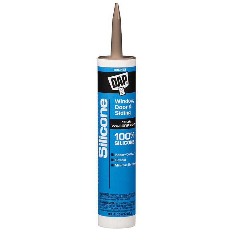DAP Silicone Sealant Bronze 9.8 oz Project Weekend DIY