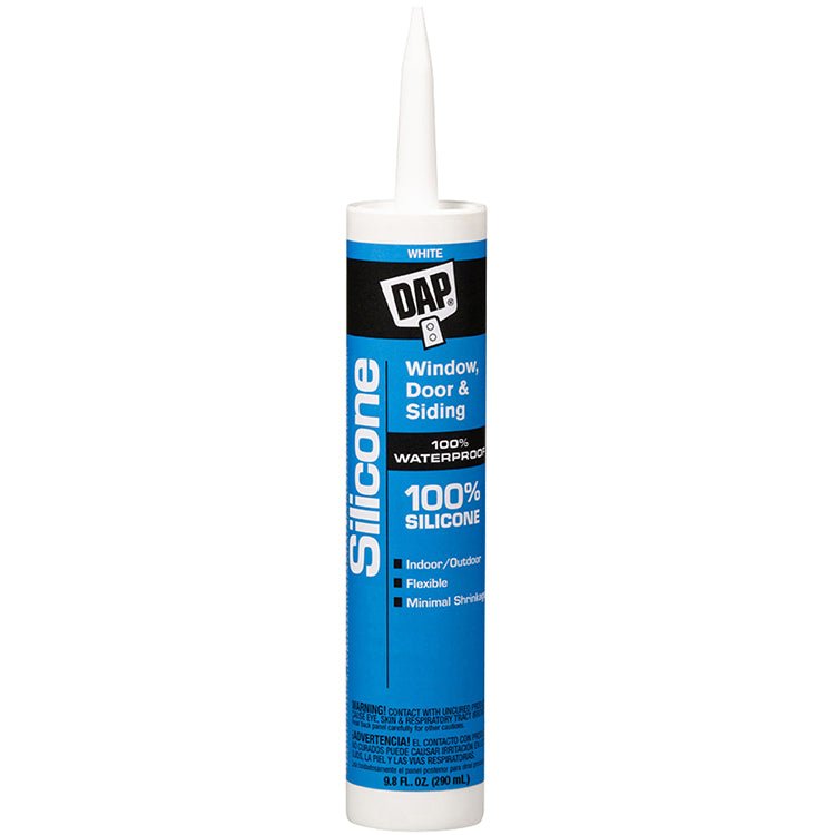 DAP Silicone Sealant White 9.8 oz Project Weekend DIY