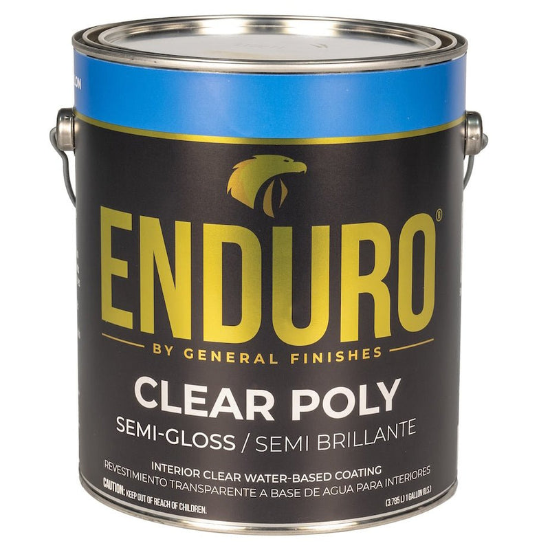 General Finishes Enduro Poly Finish Clear SemiGloss Gallon Project Weekend DIY