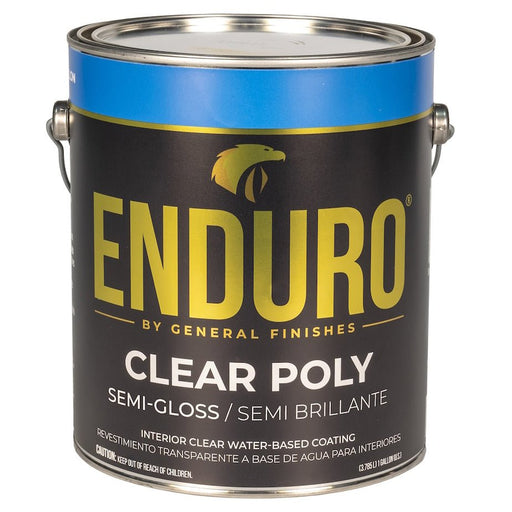 General Finishes Enduro Poly Finish Clear SemiGloss Gallon Project Weekend DIY