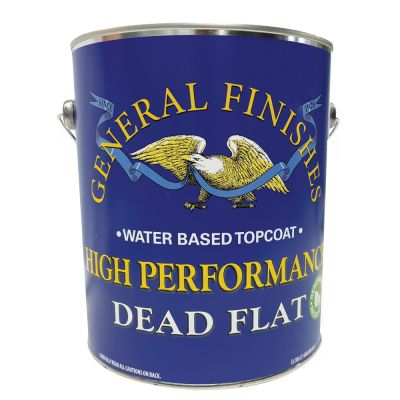 General Finishes High Performance WB Finish Clear Dead Flat Gallon Project Weekend DIY