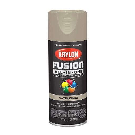 Krylon Fusion All - in - One Spray Paint - Khaki (12 oz) - LCB Paint & Supply